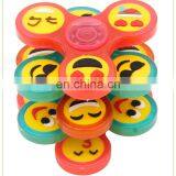 Emoji Hand Spinner Emoji Fidget Spinner EDC Finger Tips Luminous Glow in Dark Handspinner Tri Spinner Luminous Smiling Face Gyro thumbnail-3