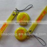 Cheapest Promotion Gifts Custom Logo Printed and Pvc Material Round Mobile Phone Key Chain Screen Cleaner for Promotion