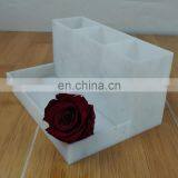 Marble Acrylic Makeup Storage Case ,lucite Cosmetic Organizer Box thumbnail-2