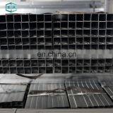 Tianjin Factory Bright Silver Pre-galvanized Rectangular Hollow Section Steel Pipe Tube