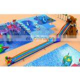 Factory High Quality Inflatable Water Slide n Slip Inflatable Land Water Park Slide Inflatable City Long Slide With Pool