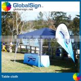 Shanghai GlobalSign hot selling trade show table cover