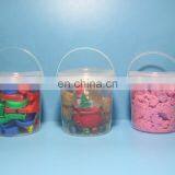 2L/2.5L/4L White PP Small Plastic Pails With Lid, Plastic Bucket With Handle, Plastic Container Wholesale for Liquids thumbnail-4