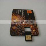 8gb Mass Production UDP Chiip Plastic Card Usb Flash Memory