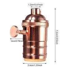 E26/E27 Light Socket Bulb Holder Antique Retro Lamp Light Brass Pendant Fittings Lampholders Fixture Vintage Lamp Socket thumbnail-2