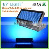 Disco Lighting 104pcs*0.5w RGB Three in One Led Strobe Light