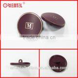 Spraying Color Printing Logo Metal Shank Lady Coats Button thumbnail-2