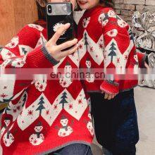Manufacturer Wholesale Cheap Personalized Ladies Big Boys Custom Knitted Christmas Sweater thumbnail-1