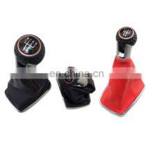 12MM For VW Golf 4 IV MK4 GTI R32 Bora Jetta Car 5/6 Speed New Design Gear Shift Knob Boot Cover With Low Price MT thumbnail-1