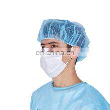 Elastic Cuffs Waterproof Non Woven Disposable Isolation Cover Gown for Visitors thumbnail-4