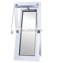 Decorative Aluminium Tempered Glass Center Pivot Casement Tilt and Turn Window With Pivot Hinge