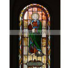Chinese Manufacturer Customized Art Design Tiffany Stained Glass For Windows Wholesale Price Church Decoration Glass thumbnail-4