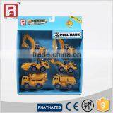 6 In 1 Mini Construction Plastic Trucks Playset Quality Choice thumbnail-1