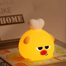 EGOGO Rechargeable LED Night Light Touch Dog Silicone Lamp for Kids Baby Bedroom Party Birthday Novelty Home Decor Gift thumbnail-1