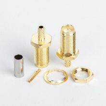 SMA-KY-1.5 Female Positive Electrode Crimp RF Connector for RG316 174 Cable for Communication thumbnail-3