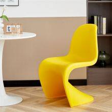 Modern Stacking PP Outdoor Dining Plastic Chairs thumbnail-4