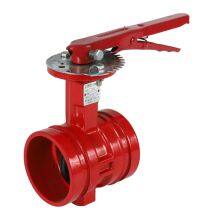 Industrial ANSI Grooved Butterfly Valve for Oil, Gas, Chemical, and Power Plant Cooling Systems