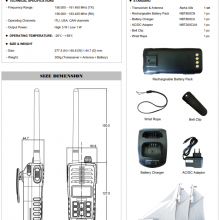 Alpha 40s PORTABLE VHF TELEPHONE thumbnail-2