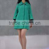 2016 OEM Factory New Latest Style Design Ladies Long Coat Elegant Dress Jacket Ladies Long Winter Coat thumbnail-5