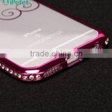 Electroplating Diamond Bumper Clear Crystal TPU Mobile Phone Case Cover For IPhone 6/s thumbnail-4