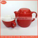 Coffee Pot 2016 Customized Plain White Ceramic Tea Pot & Kettle thumbnail-2