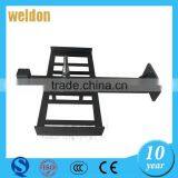 WELDON Black Powder Coated Custom Sheet Metal Precision Steel Stamping Part thumbnail-3