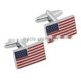 National Flag Cufflinks 925 Sterling Sliver Custom Studs Enamel Cufflinks thumbnail-2