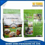 Aluminum Foil Laminated Ziplock Bag for Dog Food Packaging Bag/ Flat Bottom Side Gusset Stand up Pouch for Dog Food Packaging thumbnail-1
