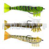 Kmucutie CHS006 Soft Live Smart Shrimp Fishing Lure Lumo Eyes VMC Hook for Saltwater Fishing thumbnail-2