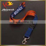 Promotion custom printed polyester fabric lanyards with high quality