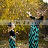 2015 Hot Selling Family Clothes, Mother and Child/daughter Dress Clothing Design Set, Mommy and me Maxi Dress thumbnail-3