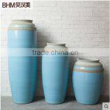 Set of 3 Porcelain Blue Vase Trendy for Wedding Decoration thumbnail-2