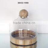 30" Jumbo 3 Photos GLASS DISPLAY CLOCHE DOME BELL LARGE Round Quality Choice thumbnail-4