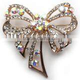Butterfly Rhinestone Metal Brooch Pins,Color Rhinestone Brooch For Suit thumbnail-1