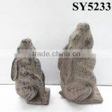 Cement Sitting Rabbit Garden Statue Home Decoration thumbnail-1