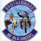 Motor Bicycle Embroidery Frabic With 75% Embroidery thumbnail-1