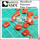 Capacitor Manufacturer MEF 333J 100V Metallized Polyester Film Capacitor