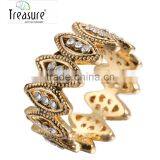 gold plated jewelry diamond fashion gold ring unisex jewelry 2015