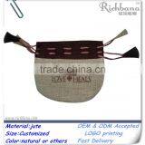 Custom Drawstring Jewelry Bags Jute Bag