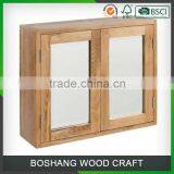Custom Wood Wall Mount Hanging Bathroom Cabinet thumbnail-1