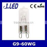 Low Price High Power 60w Glass Body G9 Halogen Bulb