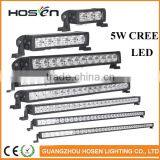 multi sizes 9-32v ip68 single row led offroad light bar/crees led bar light/led driving light