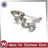 4 Pcs Set Heavy Duty Stainless Steel Measuring Scoops