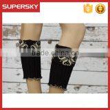 2015 Fashion Custom Winter Women Cable Knitted Boho Boot Cuffs thumbnail-1
