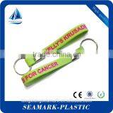 High Qualiry Promotional Keyring Plastic Silicone Band Keychain thumbnail-3