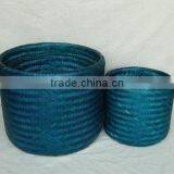 Vietnam Wholesale Bamboo Double Wall Basket, Craft Basket for Storage and Decoration