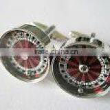 Valentines Day Gifts Cheap Silver Brass Cufflinks Tourbillon Cufflink thumbnail-1