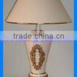 Hot Sale Modern Polyresin Base And Fabric Table Lamp for Home Decorative thumbnail-3