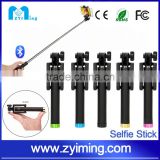 Zyiming hot sale mini monopod Z07-6V colorful selfie stick with shutter