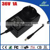 Power Supply 36V 1A AC Adapter With AU Plug